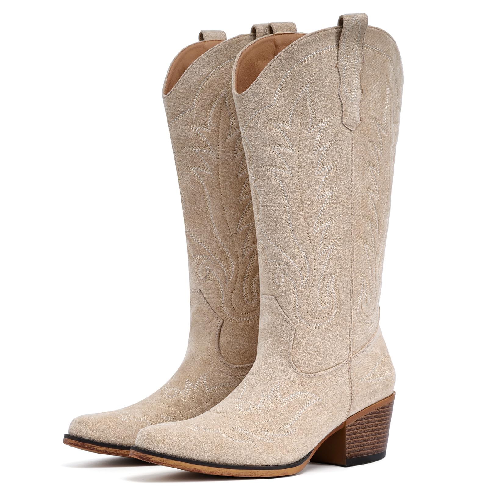 Cowboy Boots for Women Western Mid Calf Cowgirl Boots