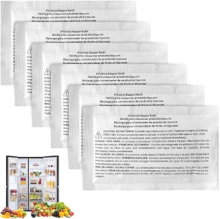 6 PCS Frpapkrf Produce Keeper Refill Replacement Frigidaire Pureair Produce Keeper Refill FRPAPKRF2PK FRPAPKRF, Refrigerator Produce Keeper Preserver