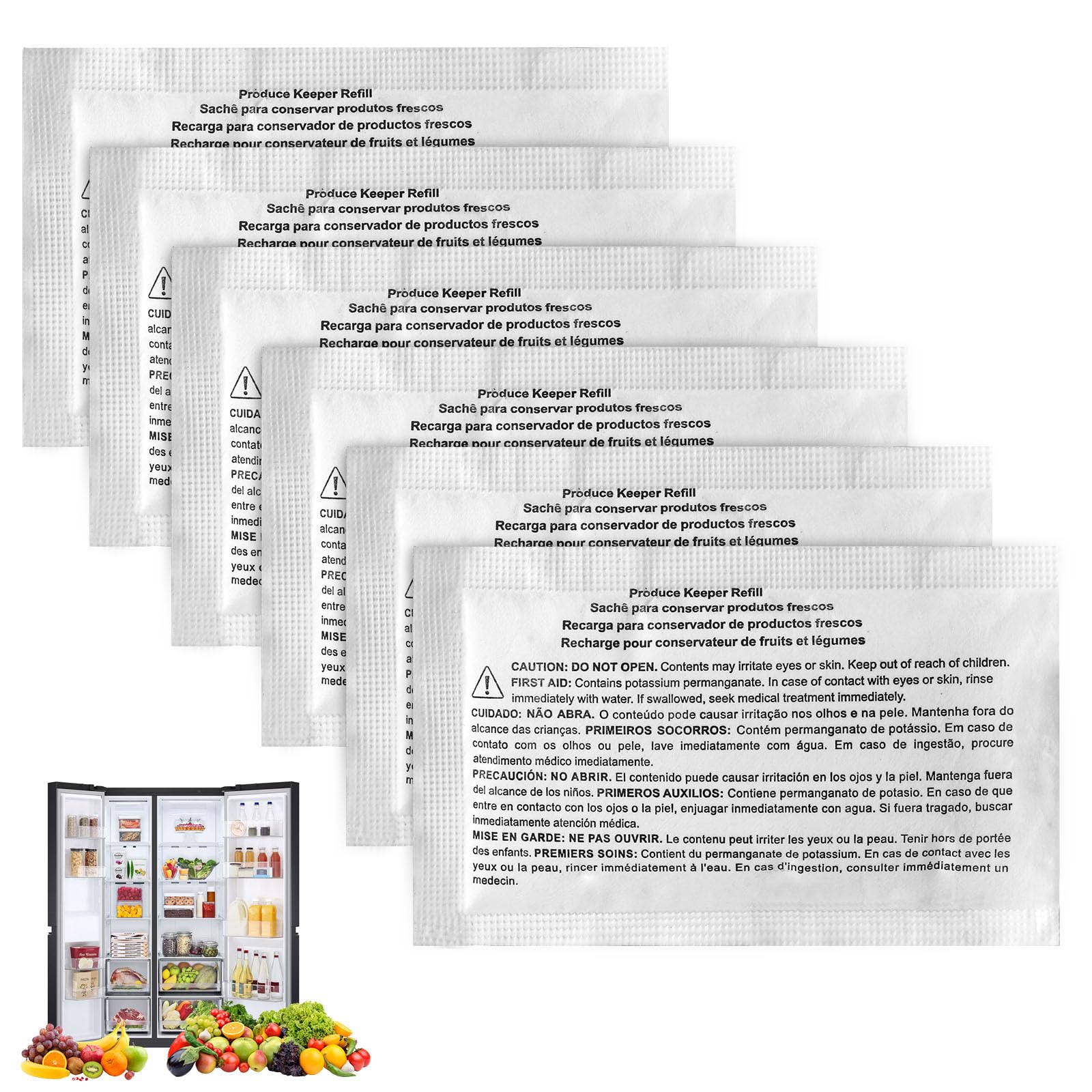 6 PCS Frpapkrf Produce Keeper Refill Replacement Frigidaire Pureair Produce Keep
