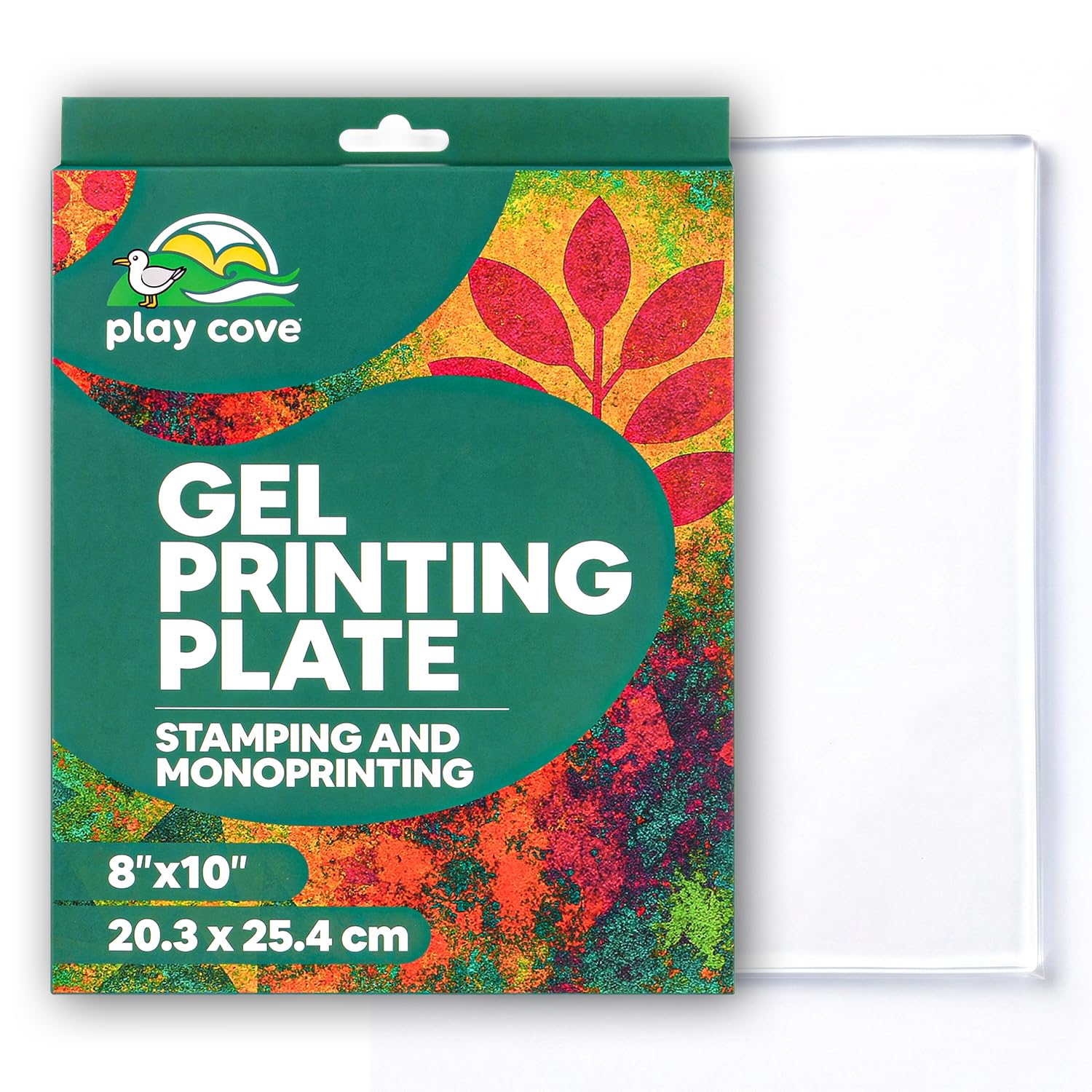 Gel Plates for Printing 8" x 10" - Reusable Gel Printing Plate for Art