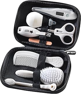 Tommee Tippee Baby Healthcare and Grooming Kit | Wipe-Clean and Waterproof Travel Case, Suitable for Home and Travel