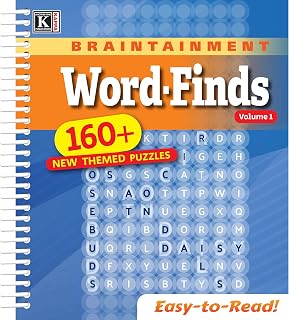 Braintainment Word-Finds Word Search Spiral Puzzle Book