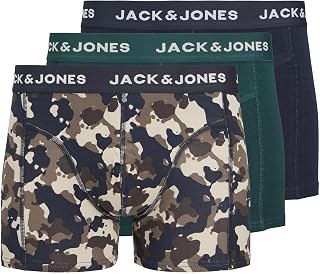 JACK & JONES Men's Trunks 3 Boxer Shorts Multipack