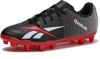 Reebok Strike MG Youth Kids Soccer Cleats Boys and Girls Soccer Shoes, Lace Up or Hook & Loop Closure, Indoor or Outdoor for Turf or Grass