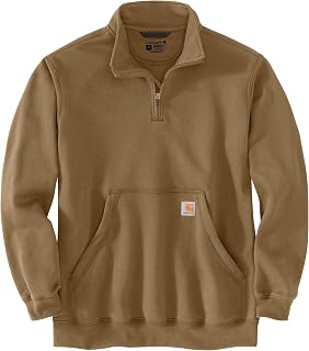 Carhartt Men's Marquette 1/4-Zip Mock-Neck Sweatshirt