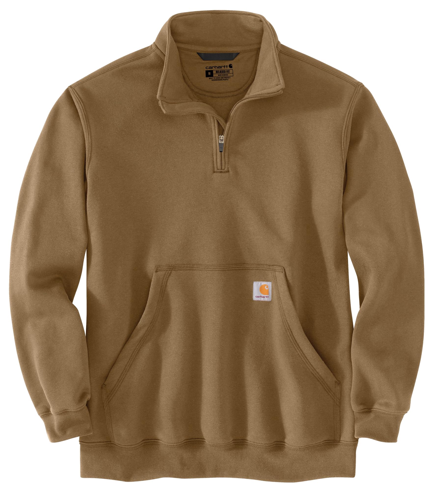 Carhartt Men's Marquette 1/4-Zip Mock-Neck Sweatshirt