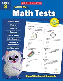Scholastic Success with Math Tests Grade 3 Workbook