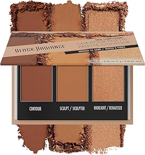 Black Radiance True Complexion Contour Palette, Medium to Dark, 0.38 Ounce