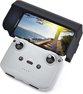 STARTRC Sun Hood Sunshade for DJI NEO 2/Avata 360/Mini 5/4 Pro/Mini 3/Mini 4K/Avata 2/Flip/Mavic 4/Air 3s Classic RC-N3/N2 Controller Accessories for 4.4-7.1inch Smartphone Screen