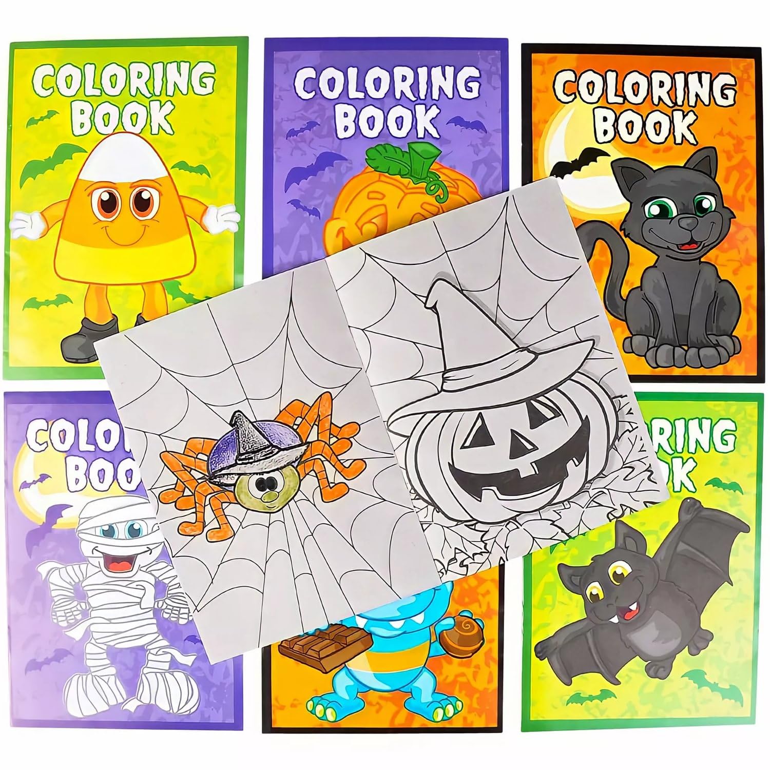 5"X7" Halloween Coloring Book
