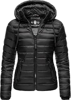 Navahoo Lulana Women's Lightweight Transition Jacket, Quilted Jacket with Hood, XS–XXL