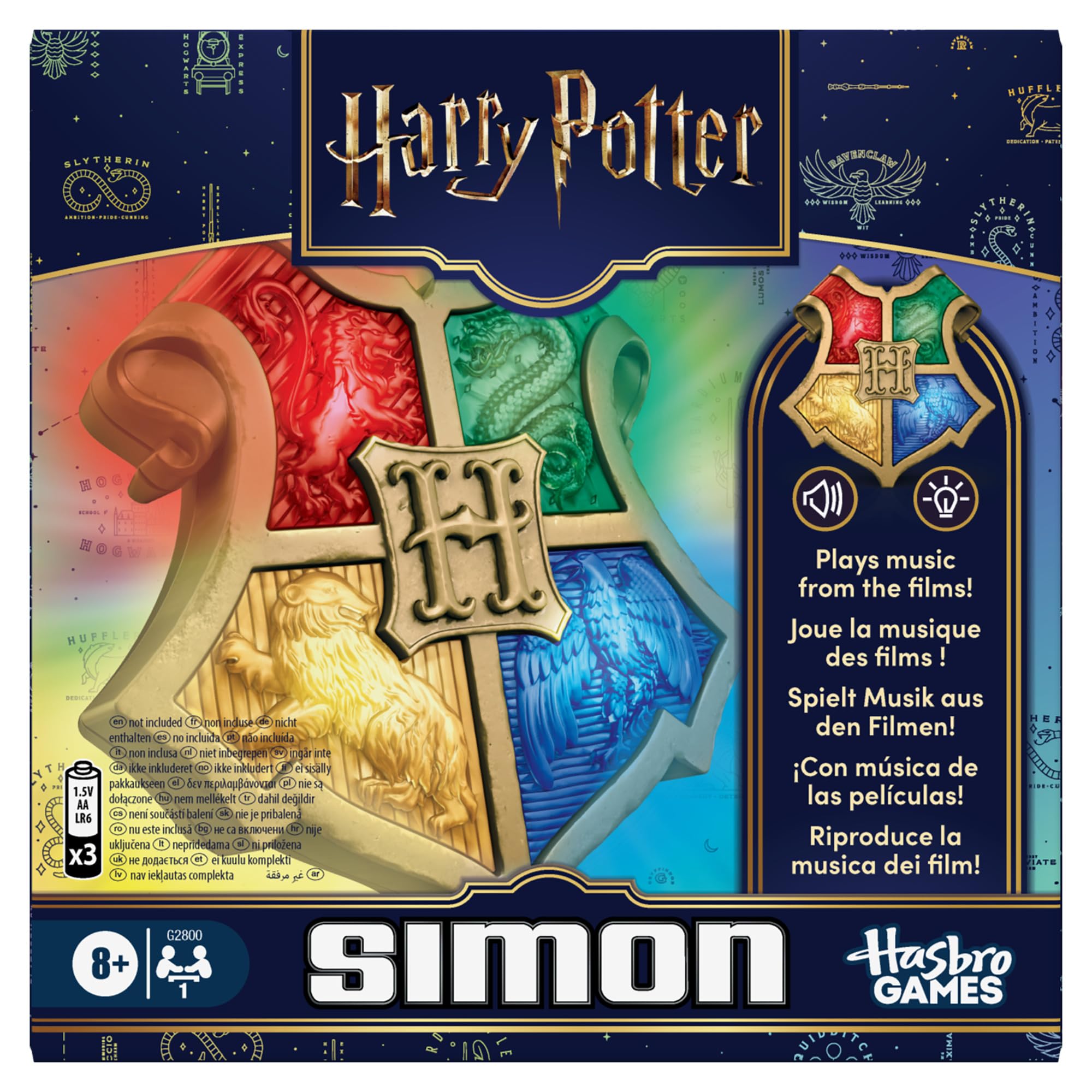 Simon Harry Potter Edition Game – Hogwarts Handheld Electronic Memory Game for K