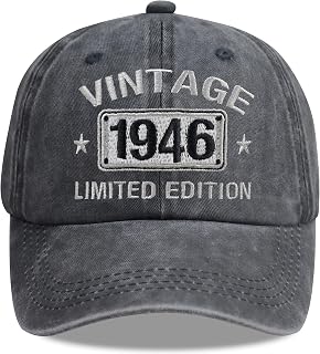 Vintage 2006 1996 1986 1976 1966 1956 1946 1936 1926 Limited Edition Embroidered Adjustable Baseball Cap