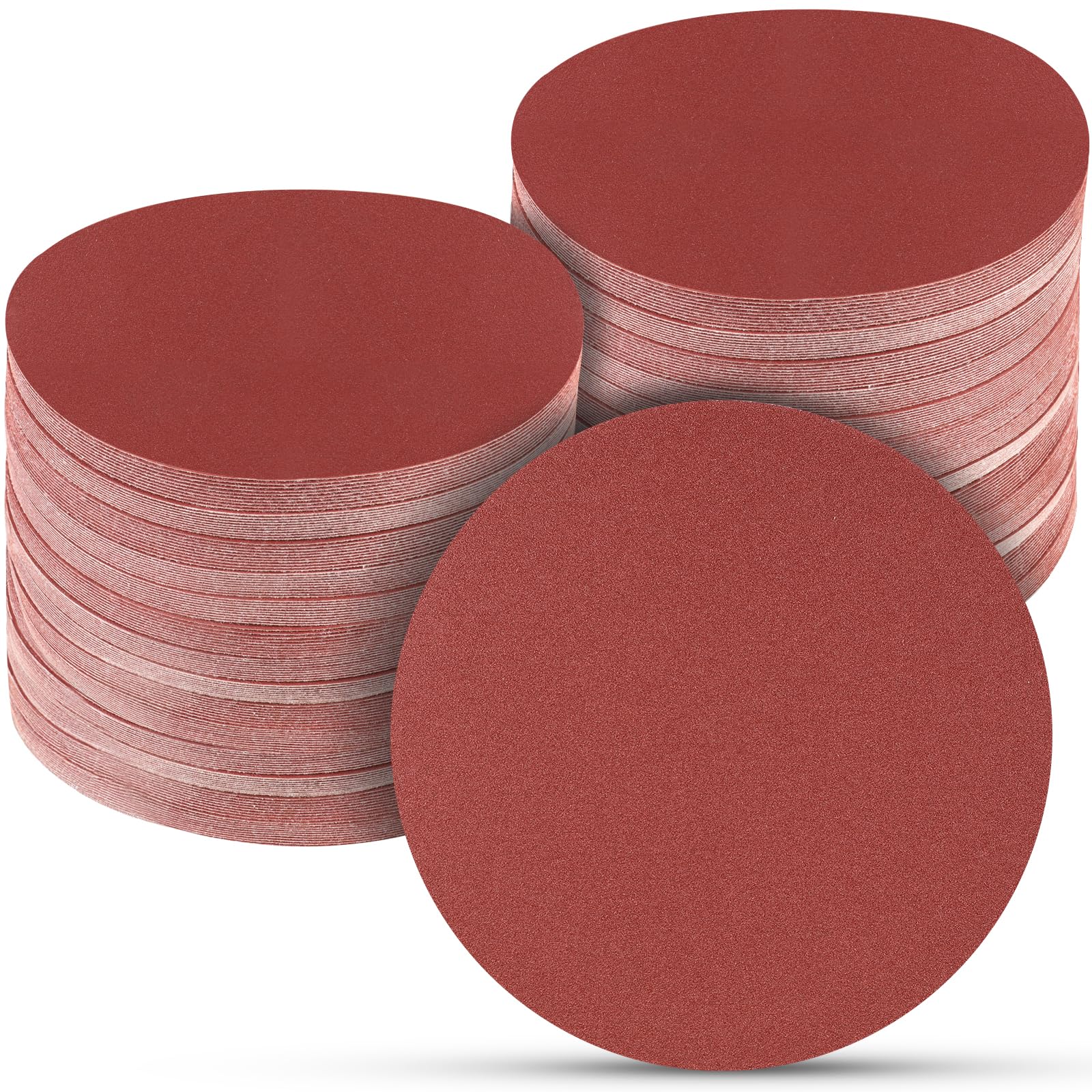 100 Pcs 6 Inch 600 Grit Sanding Discs Round Orbital Sandpaper for Sander
