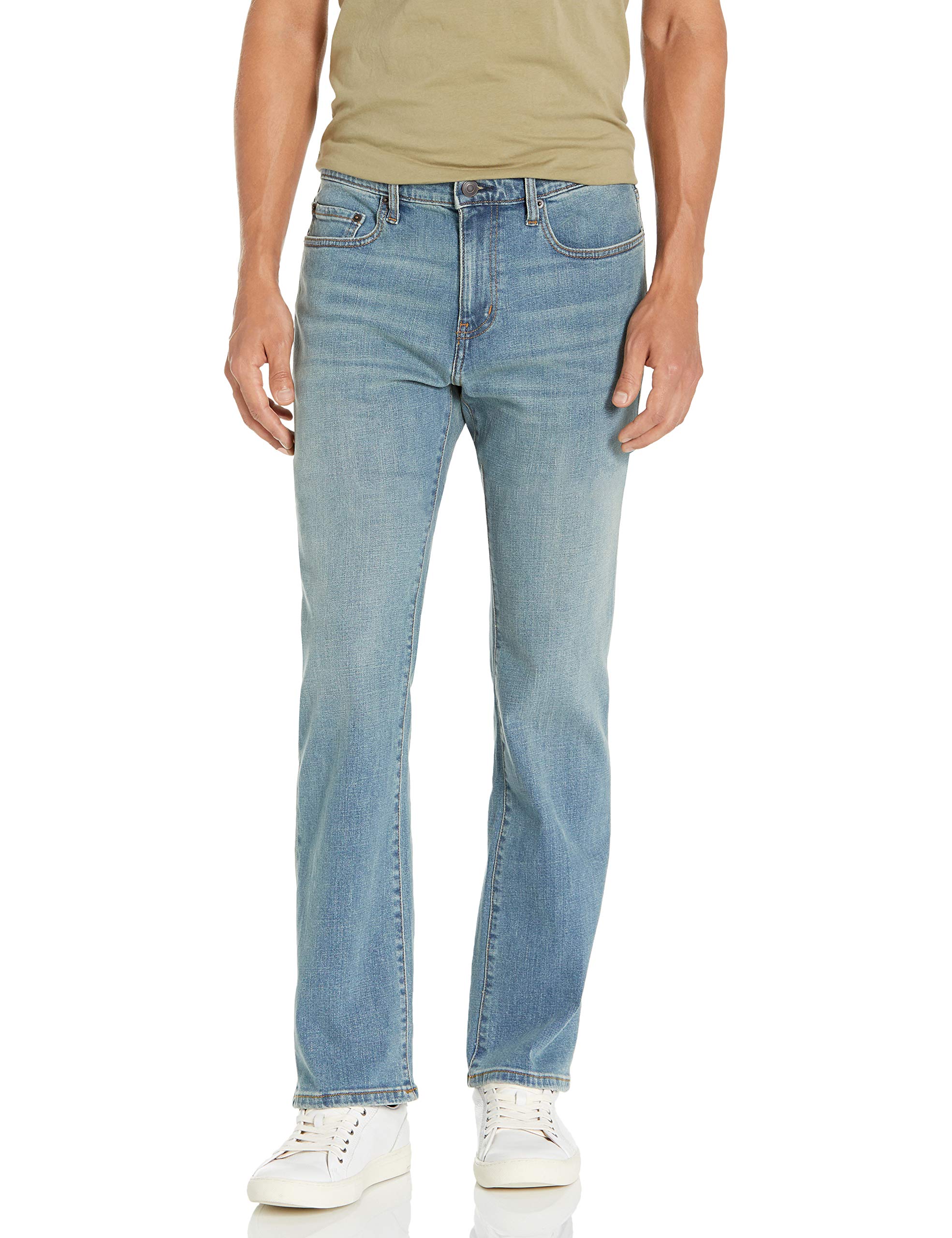 Amazon Essentials Men's Straight-Fit Bootcut Jeans - Discontinued Colours
