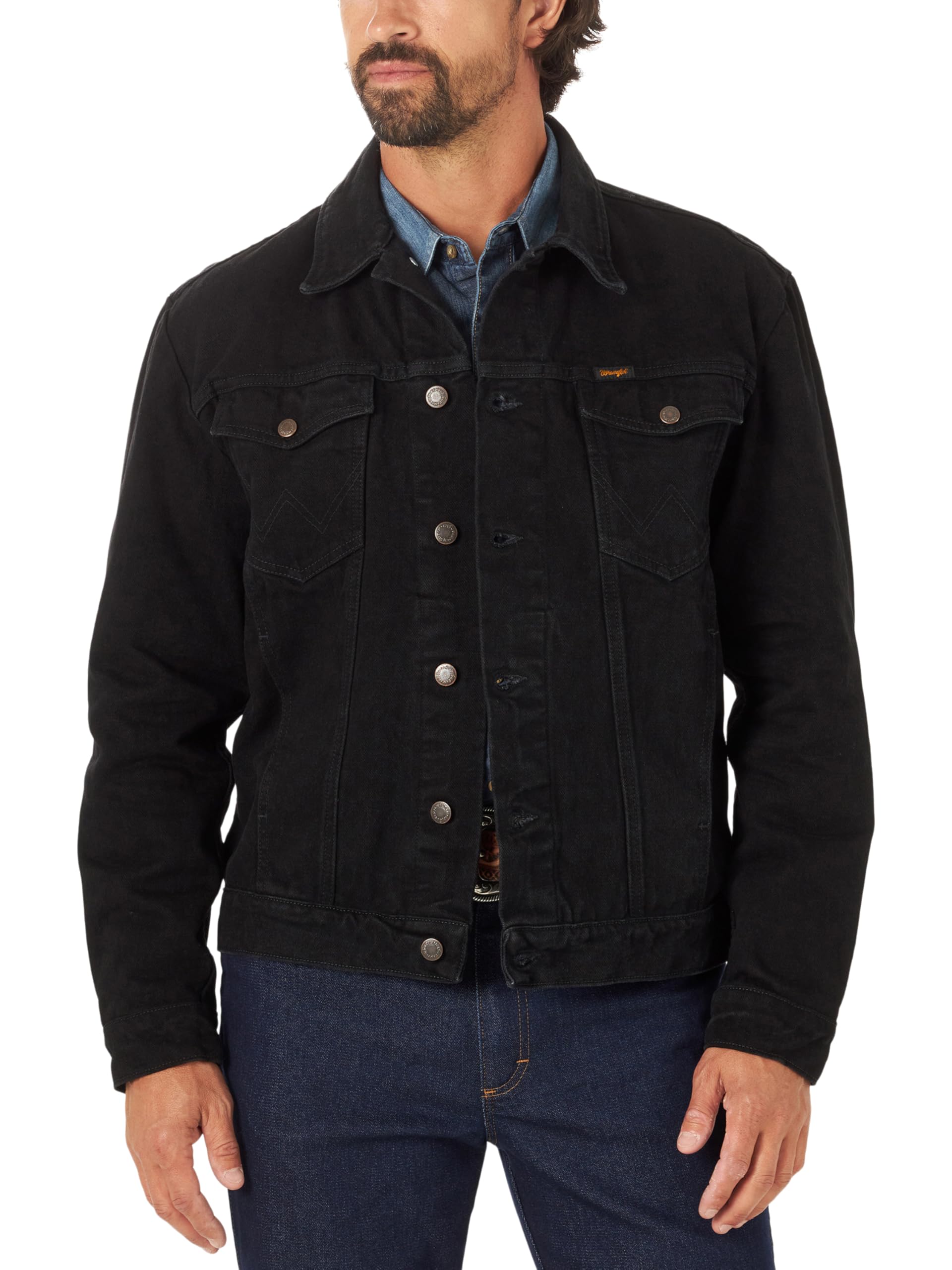Wrangler Men's Cowboy Cut Western Unlined Denim Jacket