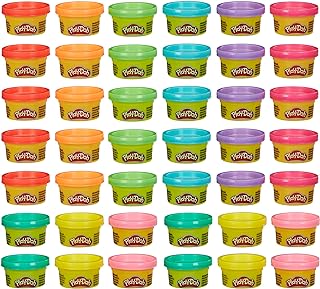 Play Doh Bulk Handout 42-Pack of 1-Ounce Modeling Compound Cans, Back to School Gifts, Prizes, & Party Favors, Kids Arts & Crafts, Preschool Toys, Ages 2+ (Amazon Exclusive)