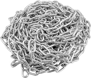 KOHAND 13 Ft 3/16 Inch Stainless Steel Chain, Heavy Duty Chain, Durable Swing Chain for Hanging, Anchoring, Towing, 772 Lbs Max Load-Bearing Capacity