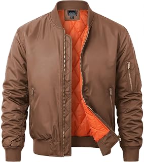 MAGNIVIT Men's Bomber Jacket Fall Winter Military Jacket and Coats Outwear