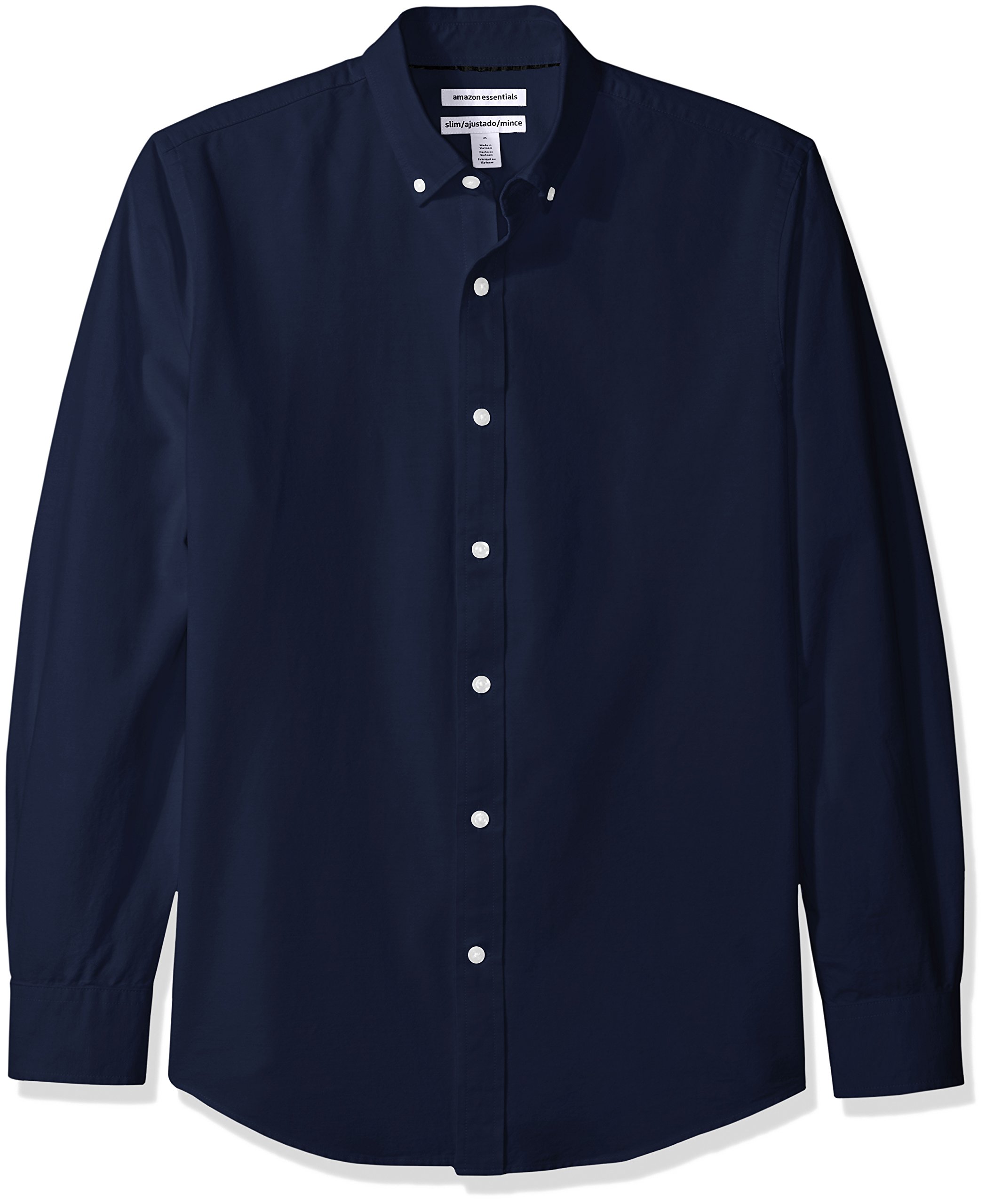 Amazon Essentials Men's Standard Fit Long Sleeve Oxford Shirt 100% Cotton