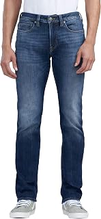 Buffalo David Bitton Men's Straight Six, VEINED and Crinkled, 32 x 30