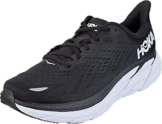 HOKA ONE ONE 1119393-BWHT Clifton 8 Running Shoes Adult UK Footwear Size System 20220902 Black White