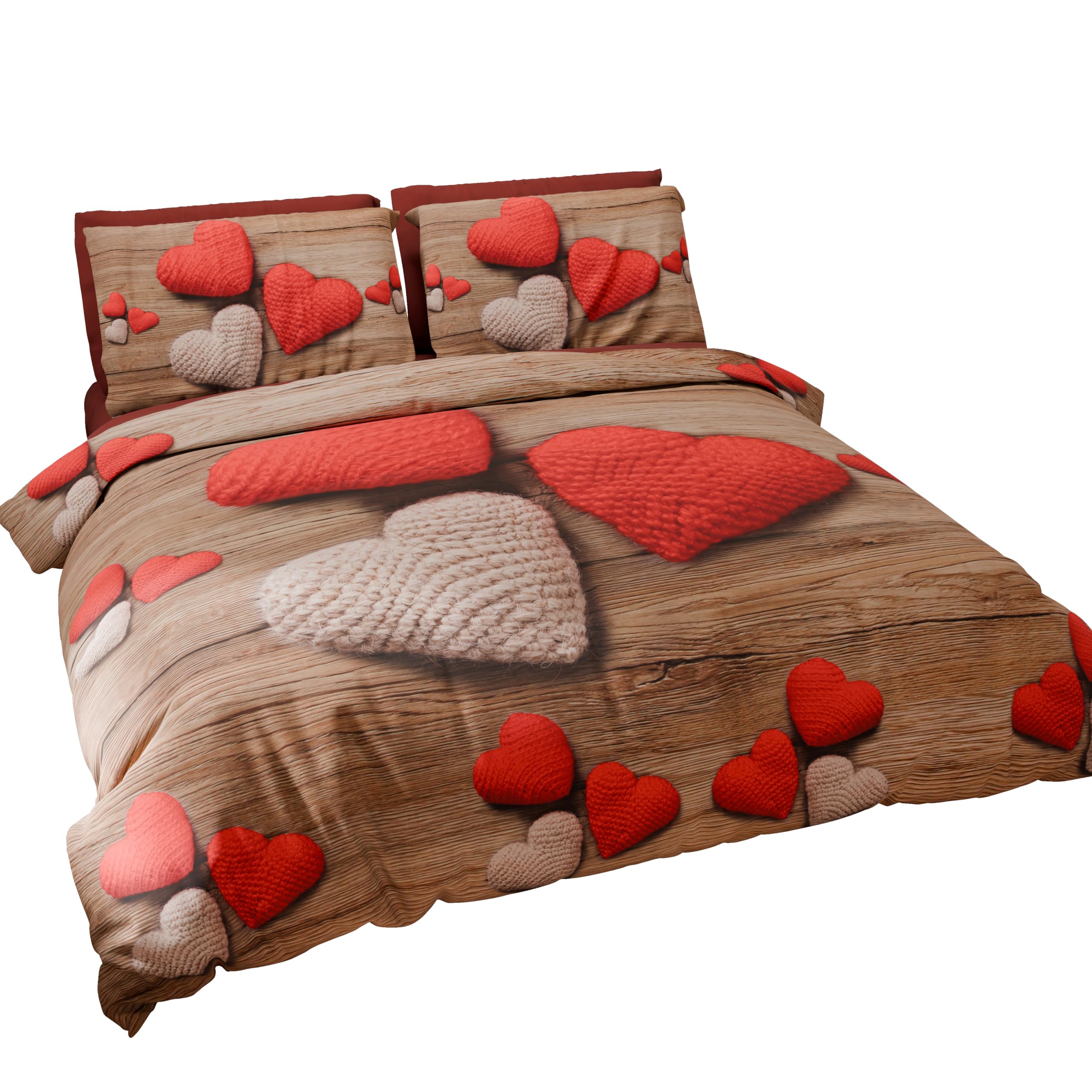 PETTI Artigiani Italiani - Double Duvet Cover Set 250 x 200 cm (2 Pillowcases 50