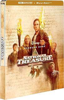 BENJAMIN GATES AND THE TREASURE OF THE TEMPLARS - UHD 4K + BD COMBO - STEELBOOK