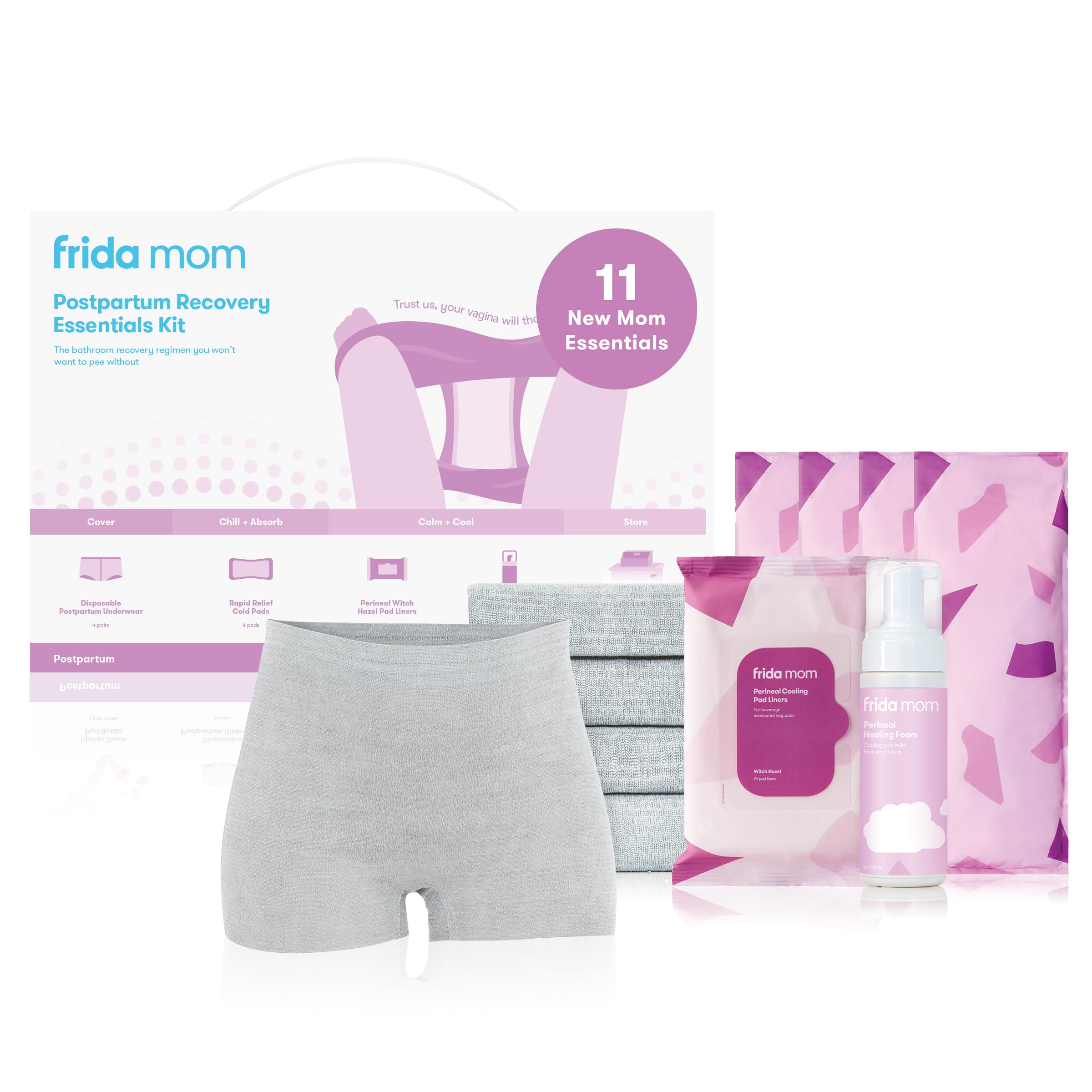 Frida Mom Postpartum Recovery Essentials Kit, Gift for New Mums, Set of 11 | Coo