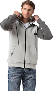 Cipo & Baxx Men's Sweat Jacket Hoodie Series - Stylish Pullover in Modern Casual Streetwear Style with Zip & Hood for Everyday Leisure & Party