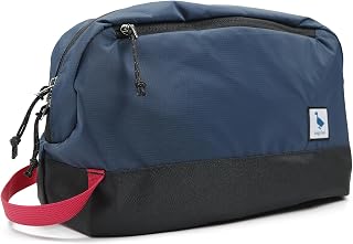 Travel Toiletry Bag 8L, Large Wash Bag with Waterproof TPU Wet/Dry Compartment