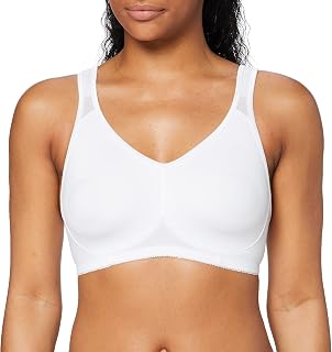 Dorina FLEX Women's Full Coverage Racerback Design Non-Padded Sports Bra Breathable Tactel Microfiber Mesh for Low Impact Workouts