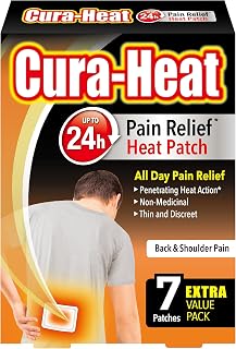 Cura-Heat Back and Shoulder Pain Relief Heat Patch - 7 Patches