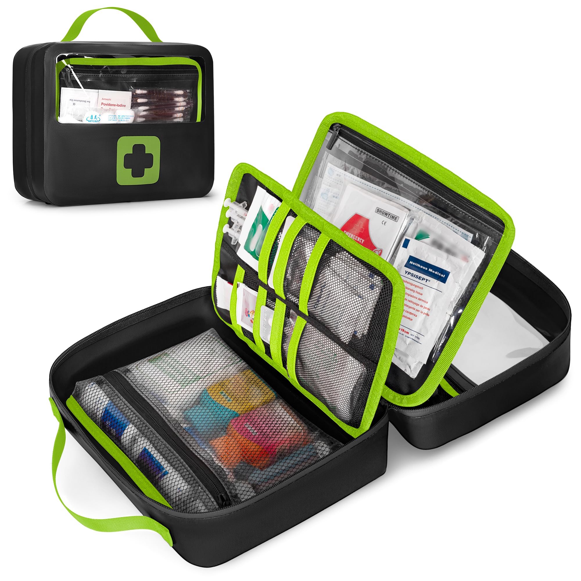 Marscamd Waterproof Empty First Aid Bag with a Detachable Panel | Small Medical 