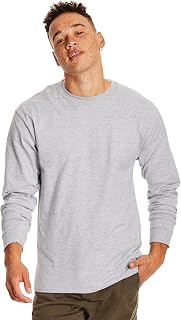 Hanes Men's Long-Sleeve Beefy-T Shirt (Pack of 2)