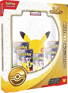Pokémon : Collection classeur 30ᵉ Anniversaire du JCC Pokémon (1 classeur et 5 boosters)