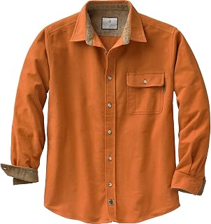 Legendary Whitetails Men's Buck Camp Flannel Shirt Button Down Shirt (Pack of 1)