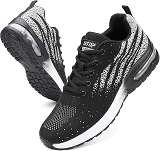 GoodValue Mens Running Shoes Breathable Air Cushion Tennis Shoes Lightweight Walking Shoes Fashion Sneakers Comfortable Mesh Sport Shoes Mens Casual Workout Athletic Training Gym Jogging Shoes
