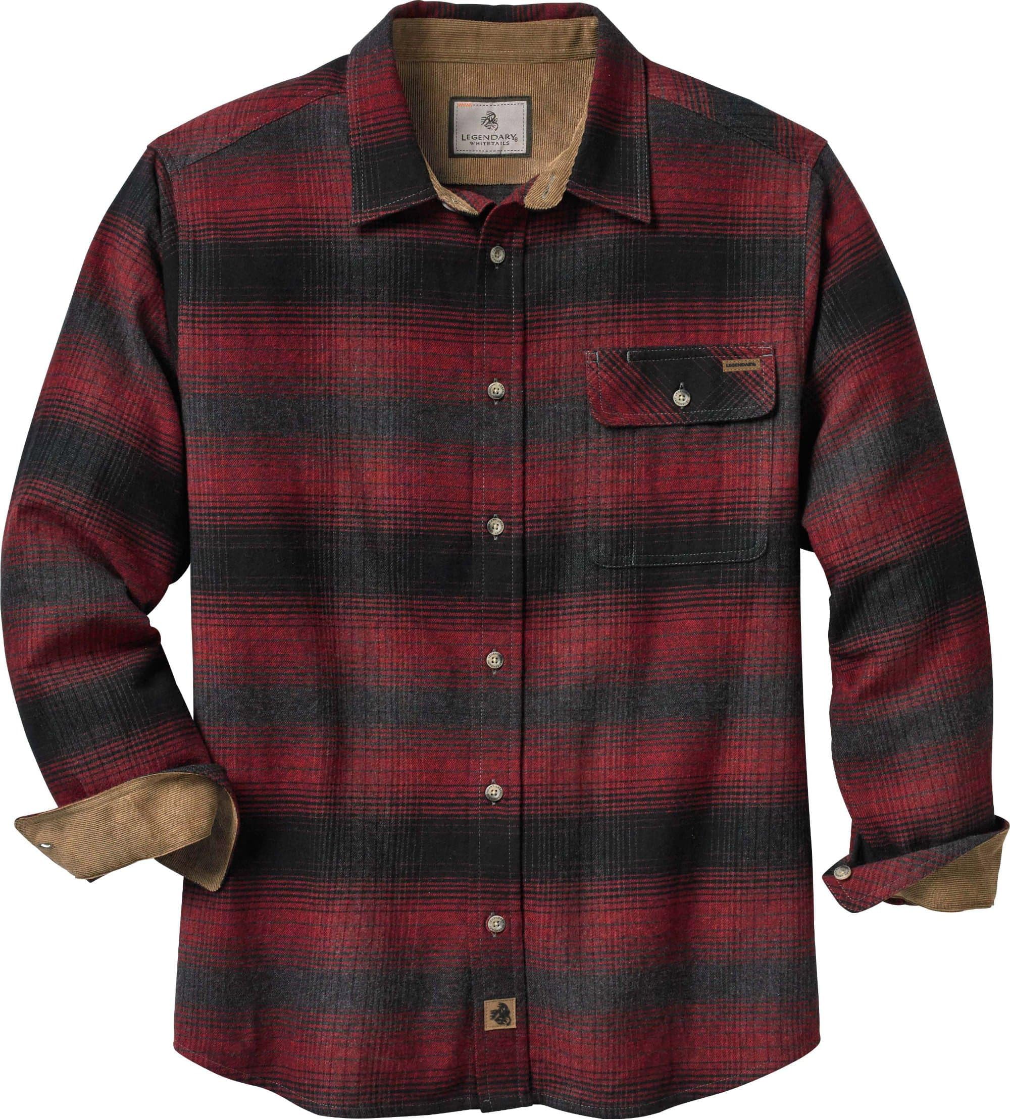 Legendary Whitetails Mens Buck Camp Flannel Shirt
