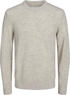 JACK & JONES Jprcclambswool Knit Crew Neck Ln Men's Knitted Sweater