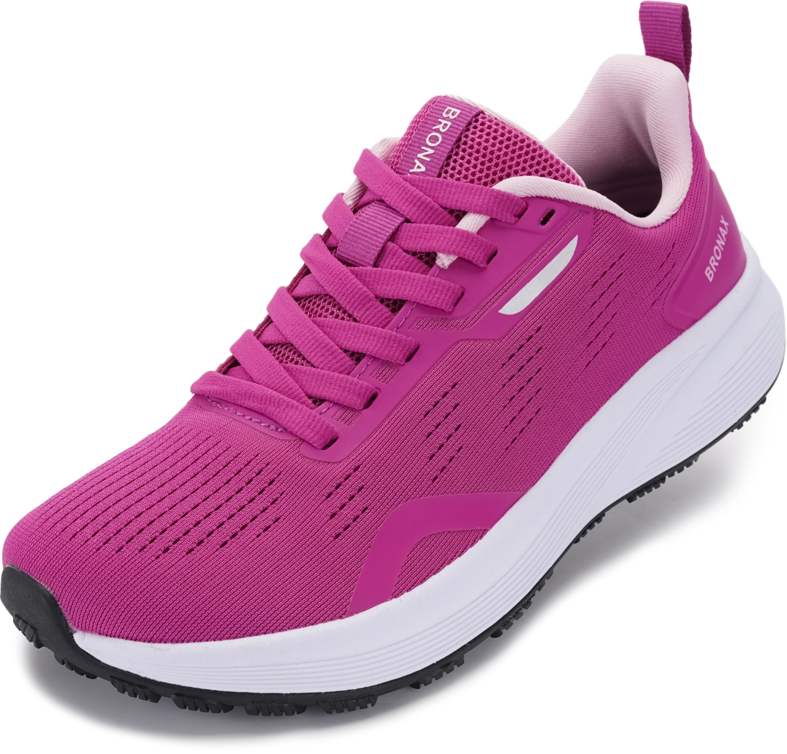 BRONAX Womens Wide Toe Box Road Running Shoes S71