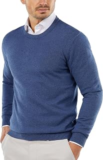 COOFANDY Pull col Rond Homme