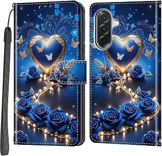 Cover for Samsung Galaxy A37 / A36 Wallet Case Heart