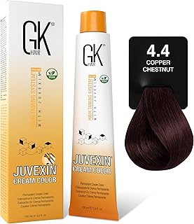 GK HAIR Global Keratin Professional Hair Colour Cream Tube (3.4 Fl Oz/100 ml) Nourishing & Cleansing Colors for Styling High Performance Long Lasting Permanent Natural Toner Dye