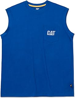 Caterpillar Men's Trademark Sleeveless Pocket T-Shirt