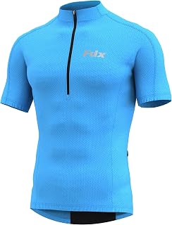 FDX Cycling Jersey Mens Short Sleeve Cycling Top Quick Dry MTB Bike Shirt