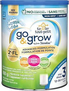Similac Go & Grow Step 3 Toddler Drink with 2'-FL. Immune Support Innovation: 2'-FL, Powder, 12-36 Months, Milk Flavour, 850 grams