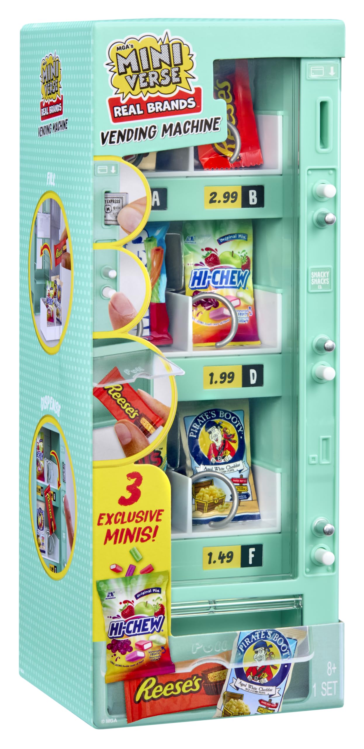 MGA's Miniverse Real Brands Vending Machine - Collectable Minis, Ages 8+ | One T