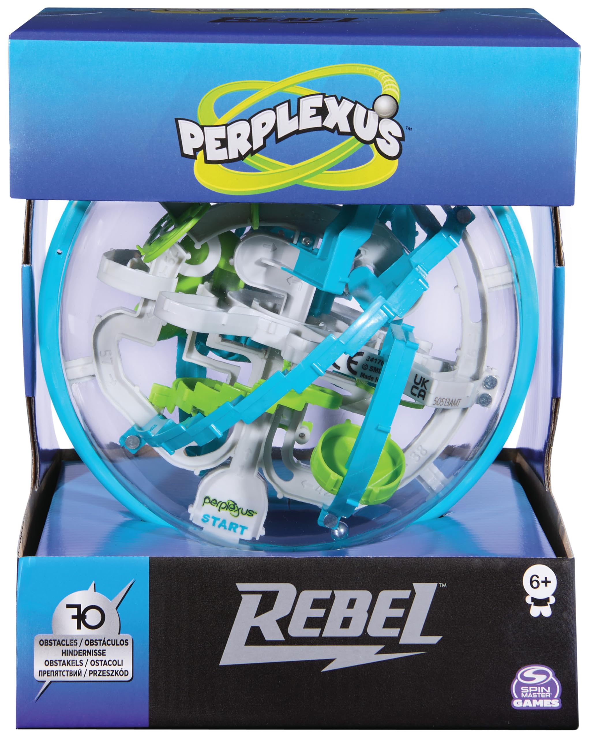 Spin Master Games Perplexus | 70 obstacles, 360° rotation, tilt and tilt, promot