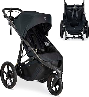 BOB Gear Wayfinder Jogging Stroller — Nightfall | Sleek, Slim Jogger Stroller; Running Stroller With Independent Dual Suspension &amp; Air-Filled Tires; Infant Car Seat Compatible